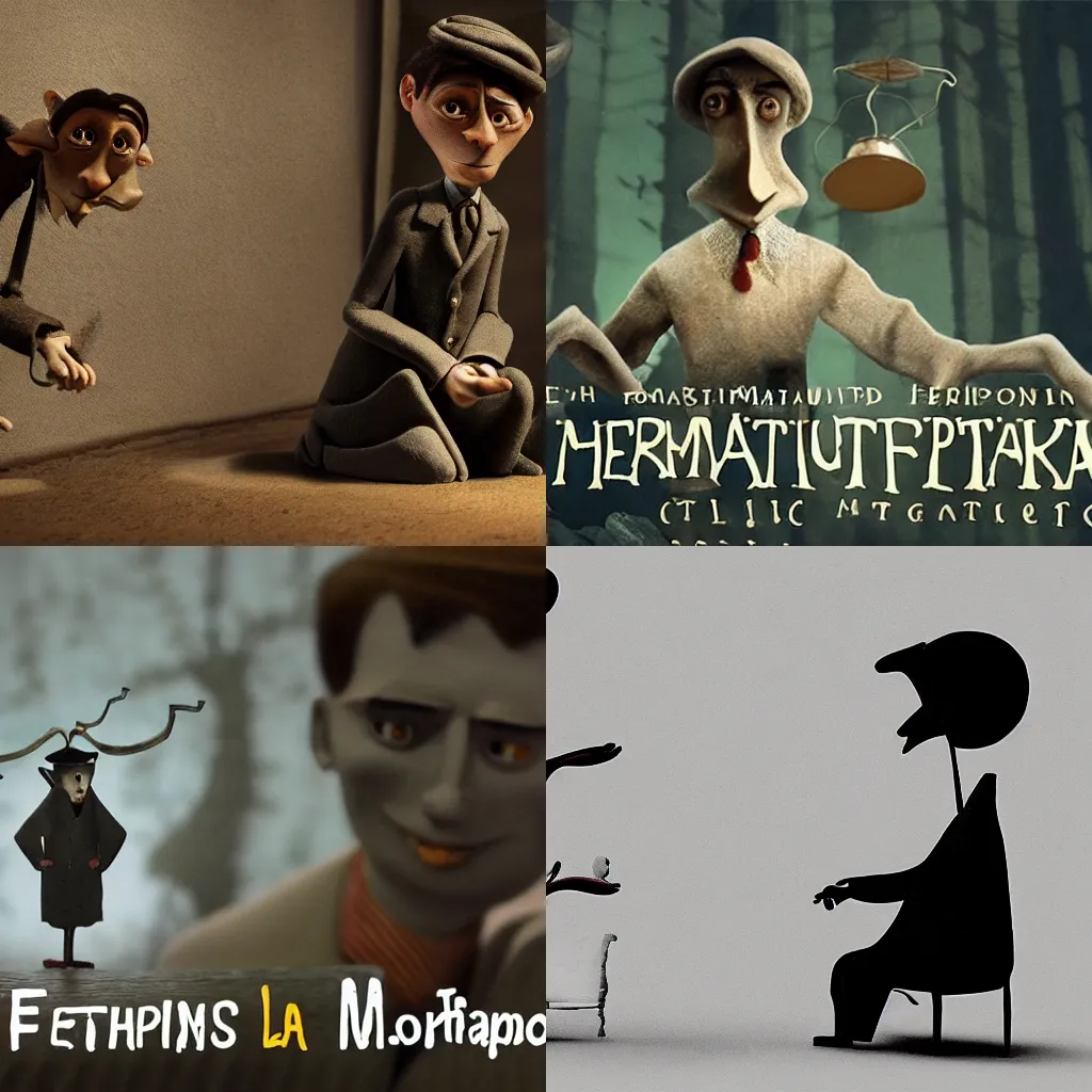 Prompt: stop motion animated adaptation of kafka's metamorphosis, henri selick, laika films, 4 k, hyper detailed, cinematic lighting, dramatic lighting