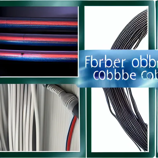 Prompt: fiber optic cables