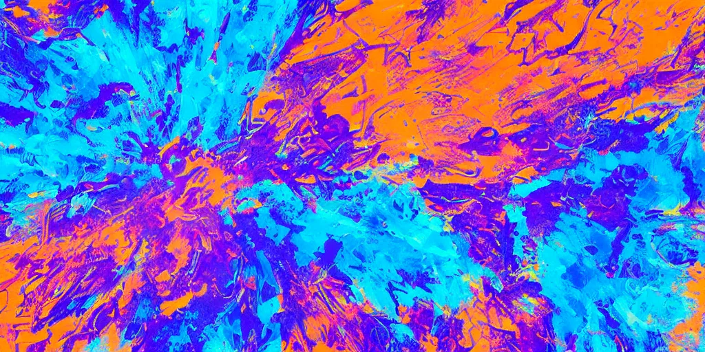 Image similar to an explosive abstract painting with generative smooth lines with dominant colors blue and purple, has meaning Do what you can, with what you have, where you are - Theodore Roosevelt,8k.