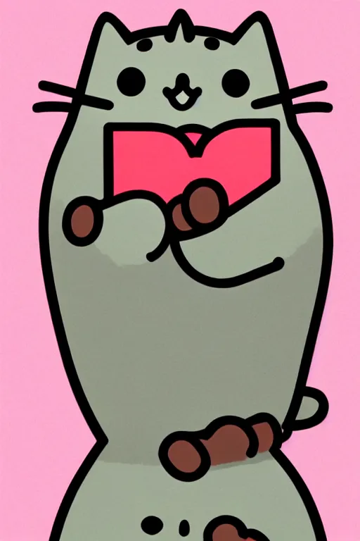Prompt: a marxist pusheen