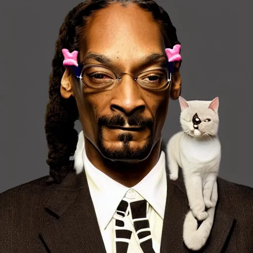 Prompt: snoop dogg with cat ears