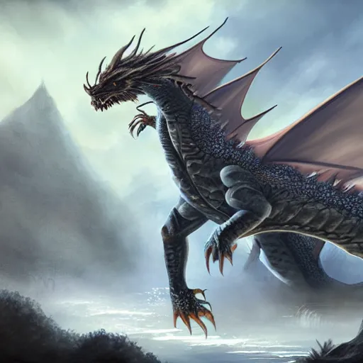 Prompt: a dragon being riden by a royal knight, digital art, fantasy art