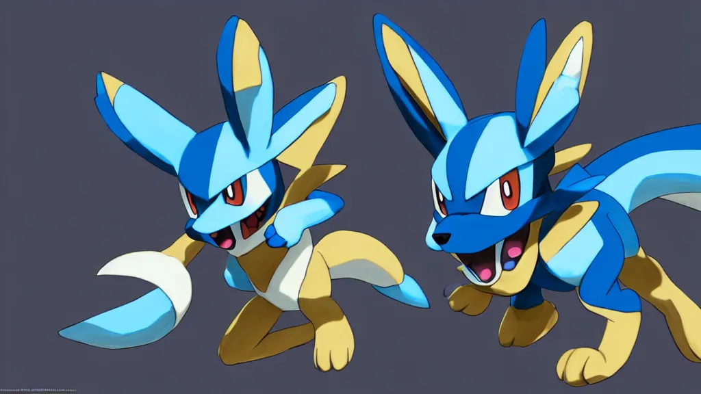 Shiny Lucario Remake HD wallpaper