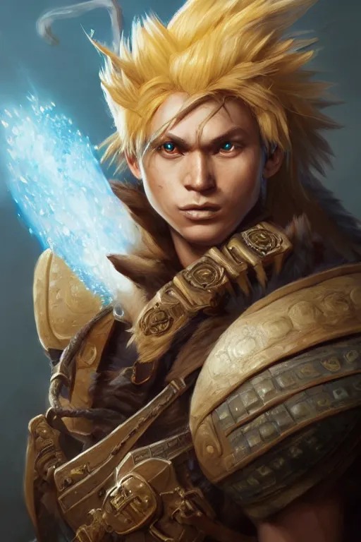 Image similar to legendary leonin fighter portrait, highly detailed, d & d, fantasy, highly detailed, digital painting, trending on artstation, concept art, sharp focus, illustration, global illumination, ray tracing, realistic shaded, art by artgerm and greg rutkowski and fuji choko and viktoria gavrilenko and hoang lap