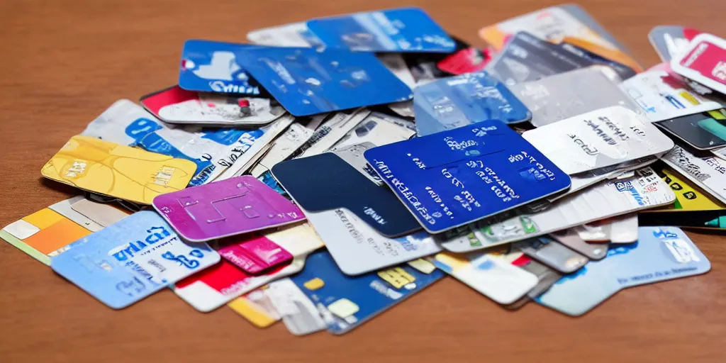 Image similar to an overwhelming pile of credit cards