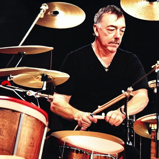 Image similar to neil peart playing the drums