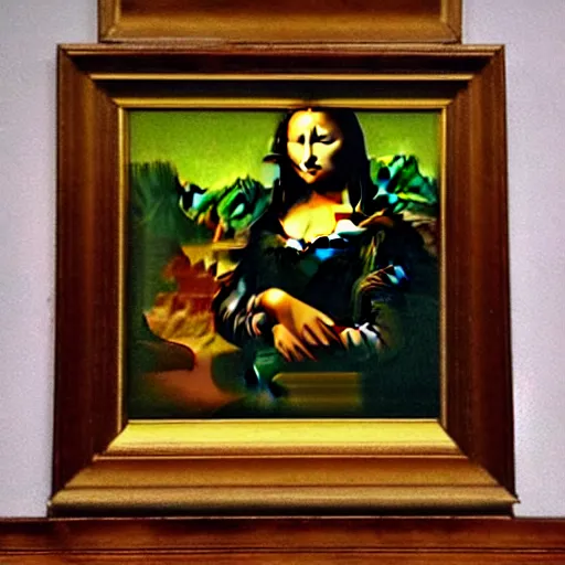Prompt: if i painted the mona lisa