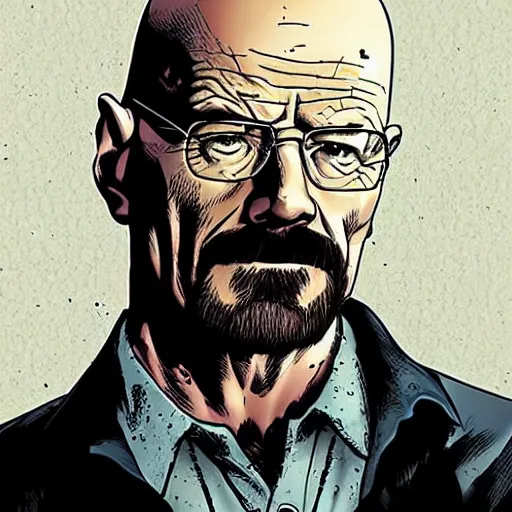 Walter White in The Walking Dead, comic | Stable Diffusion | OpenArt