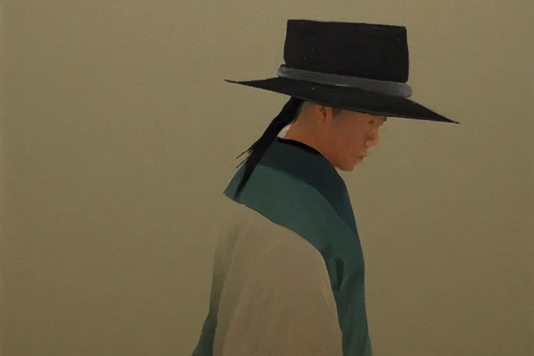 Image similar to samurai in raven - shaped hat artwork by tim eitel