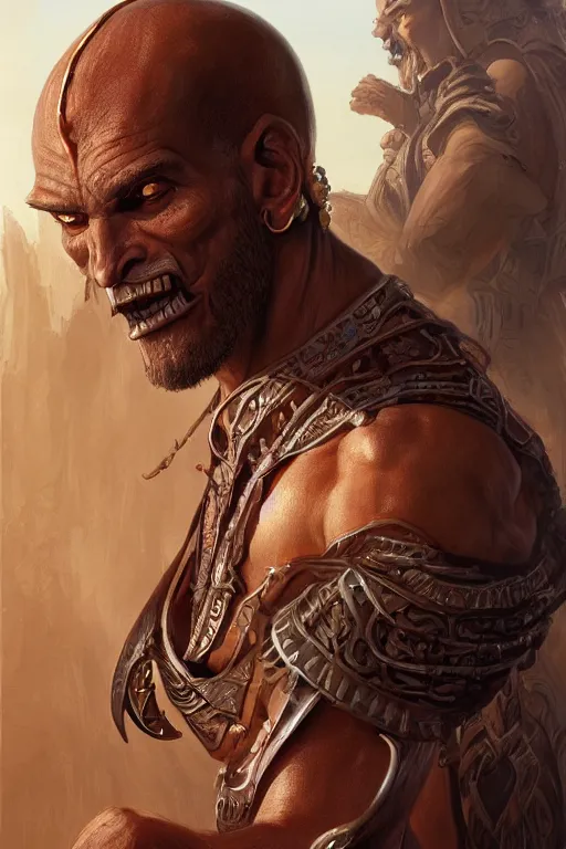 Prompt: ultra realistic illustration, a half man, half camel warrior from baldurs gate and diablo, intricate from baldurs gate, elegant, highly detailed, digital painting, artstation, concept art, smooth, sharp focus, illustration, art by artgerm and greg rutkowski and alphonse mucha