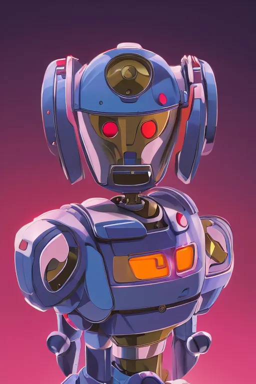 Image similar to metabots medabots medarotto medarot robot minimalist comics helmet mask neon cybereye, behance hd by jesper ejsing, by rhads, makoto shinkai and lois van baarle, ilya kuvshinov, rossdraws global illumination ray tracing hdr radiating a glowing aura