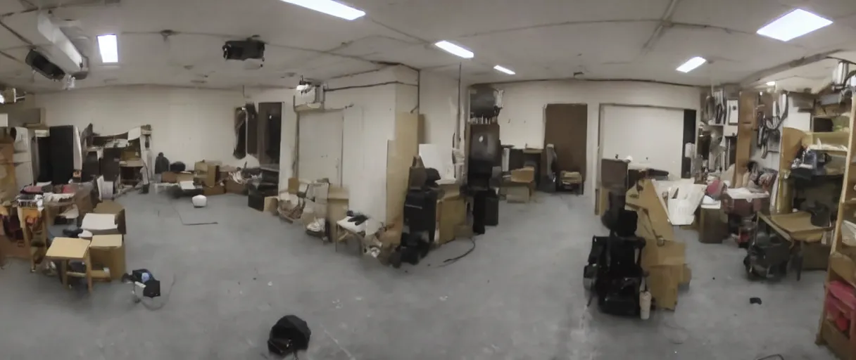 Prompt: handheld cam footage in the backrooms, scary