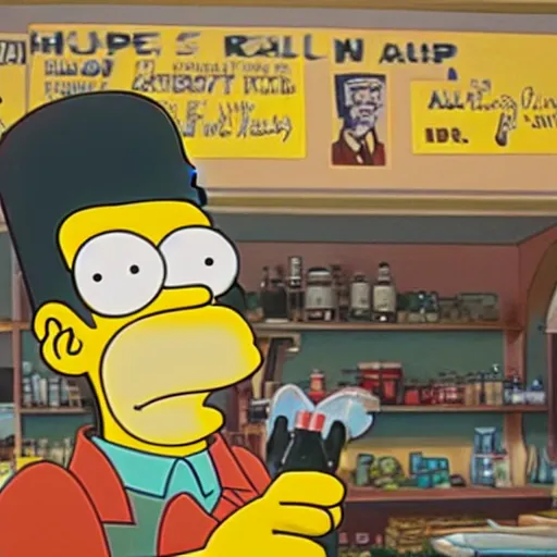 Image similar to Homer Simpson In pulp fiction