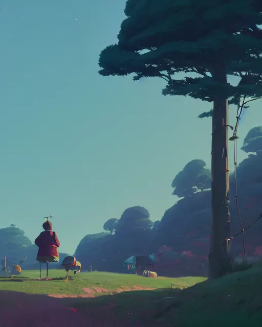 Image similar to painting of guernsey, detailed, by simon stalenhag, cory loftis, james gilleard, atey ghailan, makoto shinkai, goro fujita, studio ghibli, rim light, exquisite lighting, clear focus, very coherent, plain background, soft painting