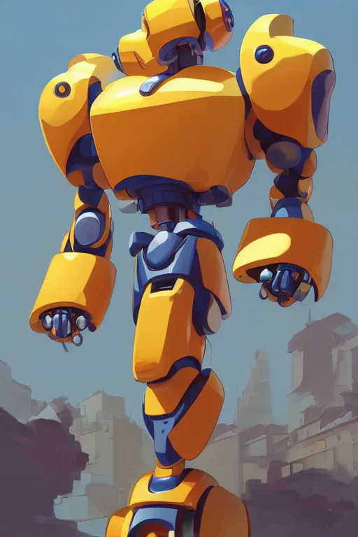 Image similar to metabots medabots medarotto medarot robot minimalist comics, behance hd by jesper ejsing, by rhads, makoto shinkai and lois van baarle, ilya kuvshinov, rossdraws global illumination ray tracing hdr radiating a glowing aura