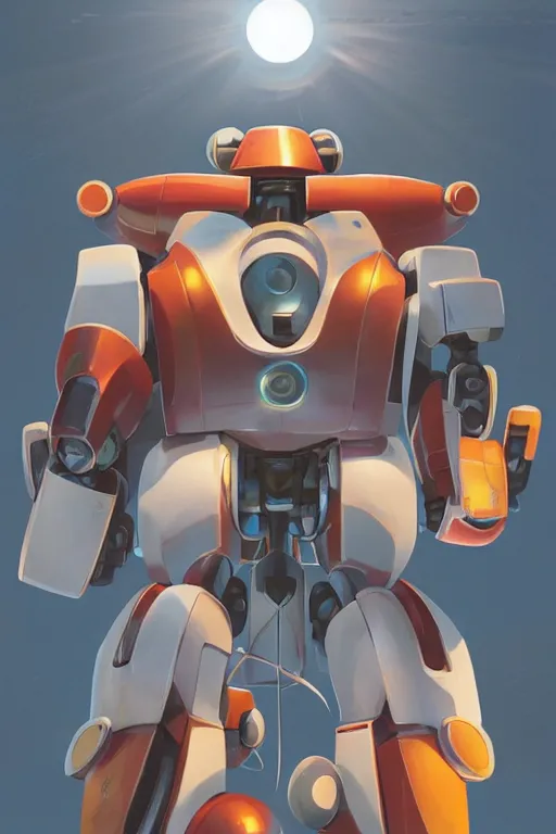 Image similar to metabots medabots medarotto medarot robot minimalist comics, behance hd by jesper ejsing, by rhads, makoto shinkai and lois van baarle, ilya kuvshinov, rossdraws global illumination ray tracing hdr radiating a glowing aura