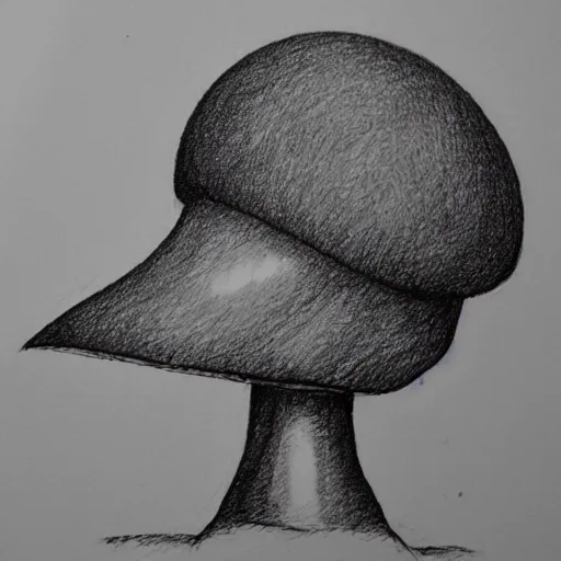 Image similar to vladimir putin wearing a nuclear mushroom cloud for a hat, cartoonish, ultra detailed pencil drawing