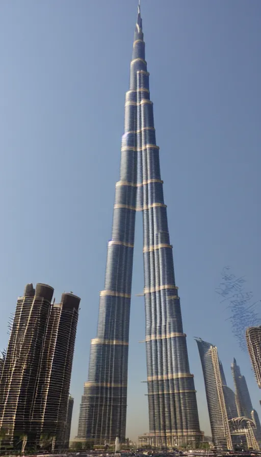 Prompt: burj khalifa in paris