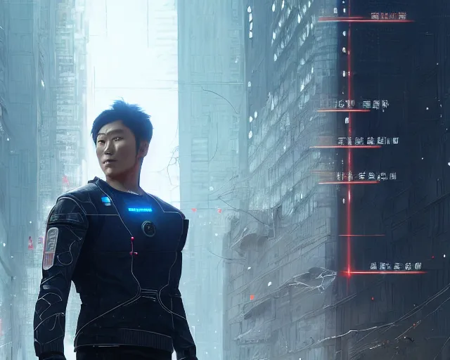 Prompt: highly detailed portrait of lee byung - hun as an android, in detroit : become human, stephen bliss, unreal engine, fantasy art by greg rutkowski, loish, rhads, ferdinand knab, makoto shinkai and lois van baarle, ilya kuvshinov, rossdraws, tom bagshaw, global illumination, radiant light, detailed and intricate environment