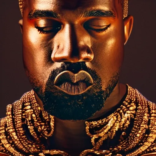 Prompt: kanye west as god, Cinematic, Portrait, Ultra-HD, Beautiful Lighting, insanely detailed and intricate, hypermaximalist, elegant, ornate, hyper realistic, super detailed