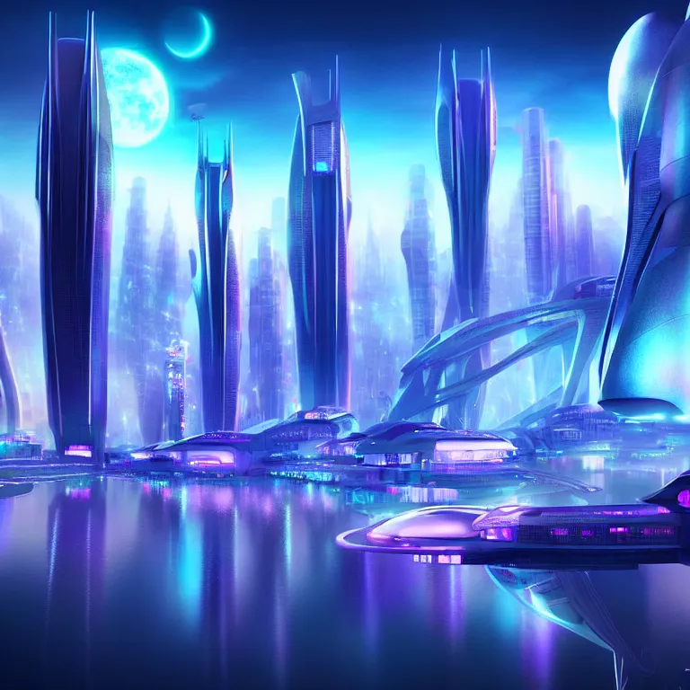 Image similar to futuristic city dream like cute things the future belongs to those who believe in the beauty of their dreams, high resolution