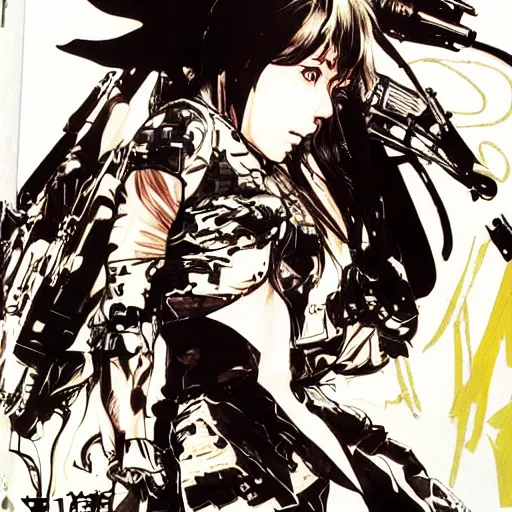 Prompt: graphic novel cover art of a girl wearing a chicken costume, artwork by yoji shinkawa, poster cover art