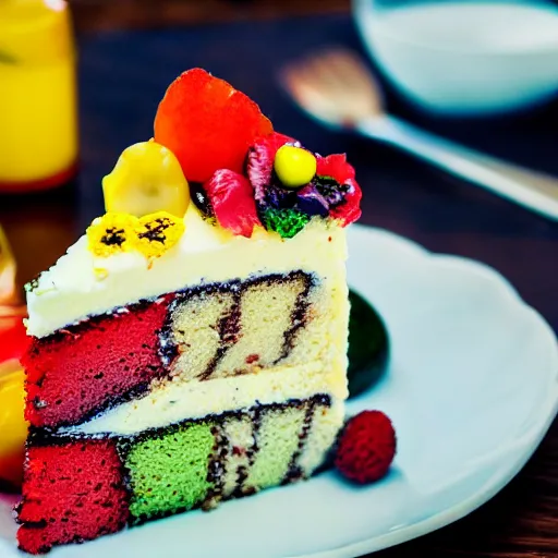 Image similar to photo of a cake with vegetables toppings