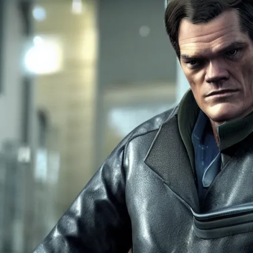 Image similar to film still of Michael Shannon as Aiden Pearce in Watch Dogs