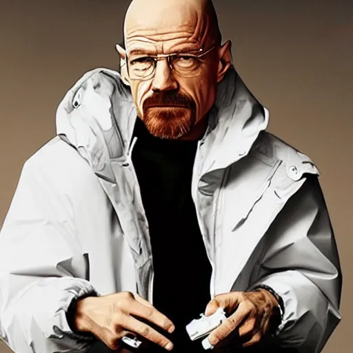 Image similar to walter white in hypebeast clothes