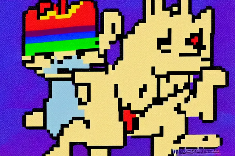 Image similar to nyan cat in the ufc