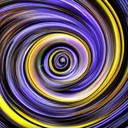 Image similar to the flowing abstract swirls of space and time