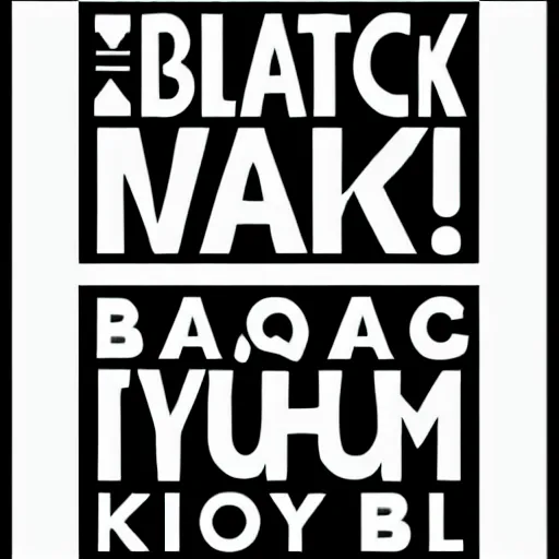 Image similar to black on white graphic design sticker in style of eric hu, y 2 k, brutalism, acid, techno