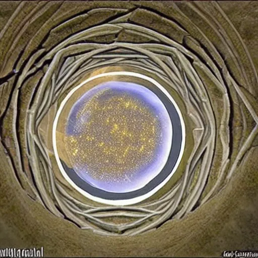 Image similar to stargate portal to another world