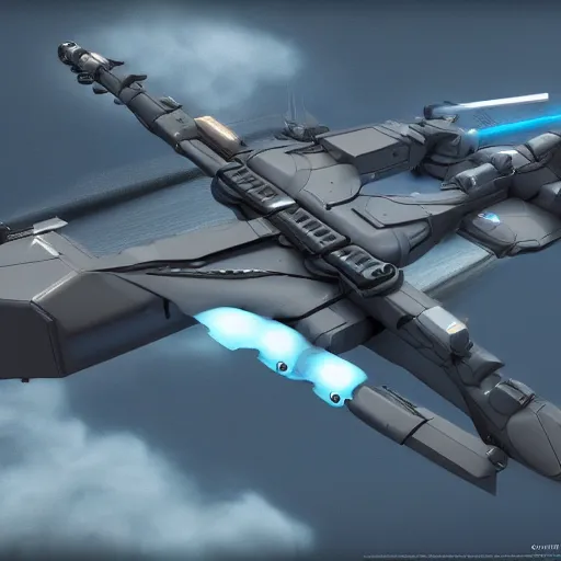 Image similar to futuristic scifi military aerial battle drone, hard surface, concept art, highly detailed, 8 k, rendered in octane, in the style of walter kim