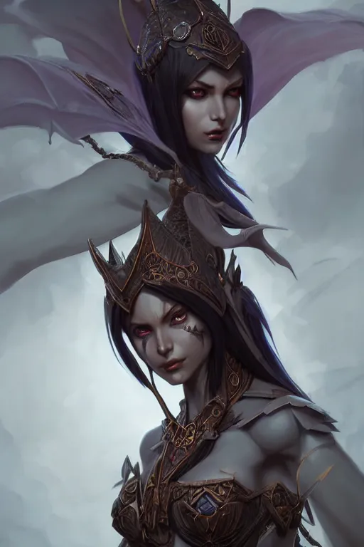 Image similar to dark elf princess, highly detailed, d & d, fantasy, highly detailed, digital painting, trending on artstation, concept art, sharp focus, illustration, art by artgerm and greg rutkowski and fuji choko and viktoria gavrilenko and hoang lap