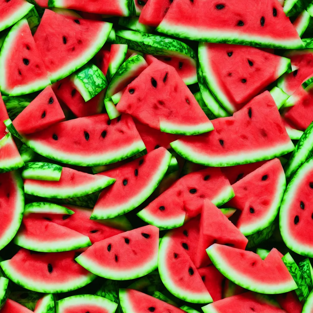 Image similar to seamless watermelon slices texture art, 4k