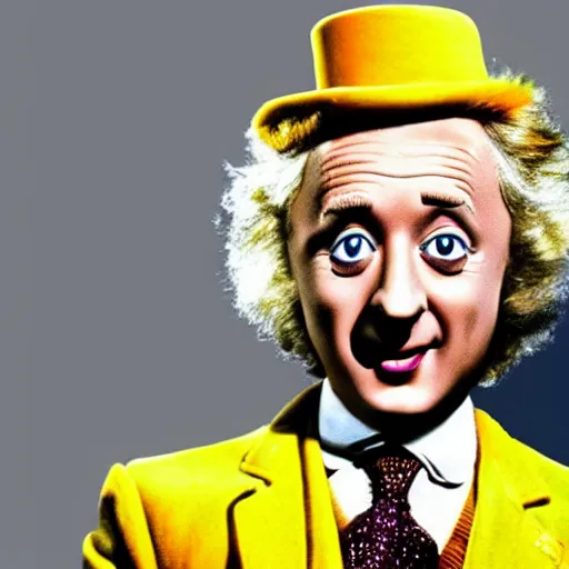 Prompt: geert wilders as gene wilder as willy wonka