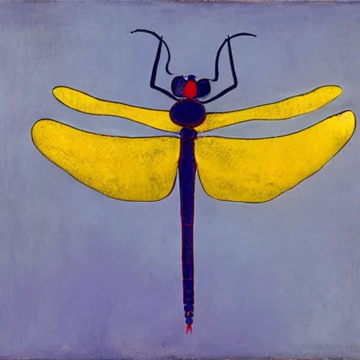 Image similar to a dragonfly by rufino tamayo