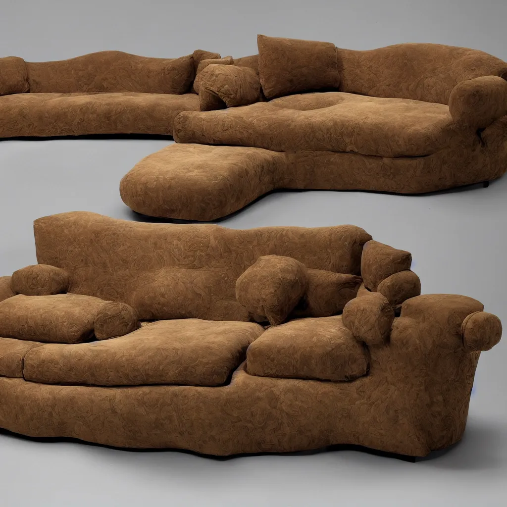 Image similar to sofa designed by salvador dali