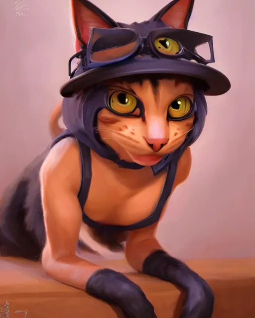 Image similar to ms. fortune the cat | highly detailed | from the pixar film sneaky cats | very intricate | cinematic lighting | award - winning | closeup portrait | by donato giancola and mandy jurgens and charlie bowater | featured on artstation