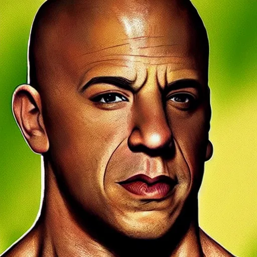 Prompt: vin diesel as the hulk, marvel, photography,