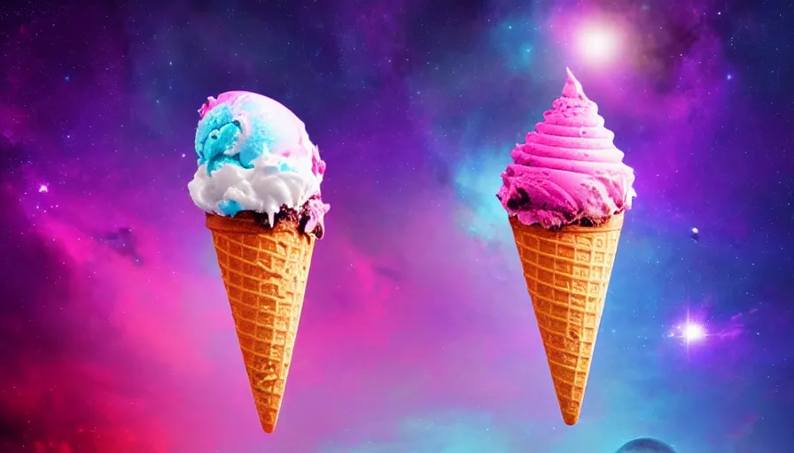 Image similar to stunning render of a cosmic - flavored