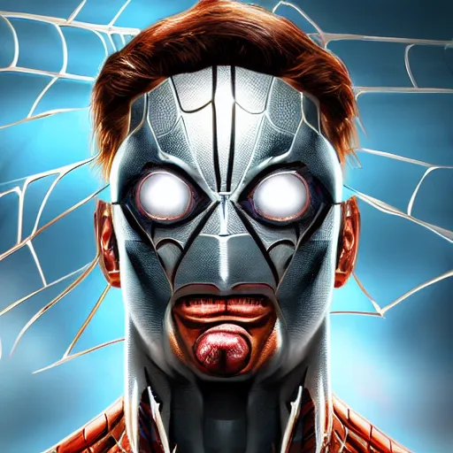 Prompt: Spiderman as cyborg Wolverine,muscle extremely detailed, fantastic details full face, mouth, trending on artstation, pixiv, cgsociety, hyperdetailed Unreal Engine, optimization 4k 8k ultra HD, WLOP