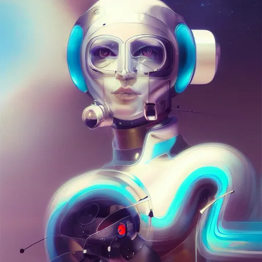 Prompt: scifi futurism automaton minimalism chrome by peter mohrbacher art Hajime Sorayama airbrush hyperrealism model abstract shatter fragments cubism futurism pastel blue soft flat minimal minimalism portrait face jackson pollock ukiyo-e