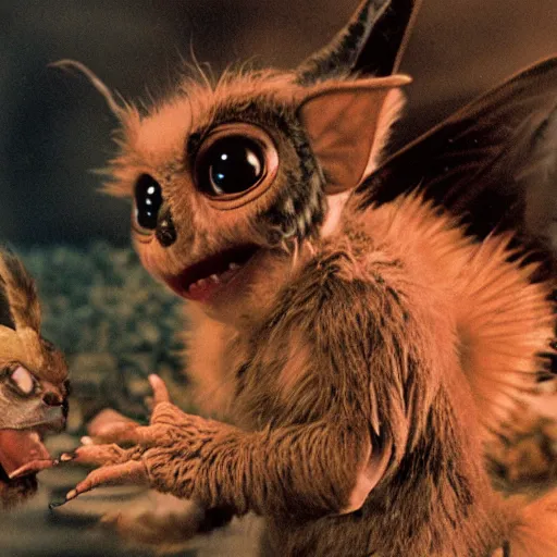 Prompt: gremlins vs mothra