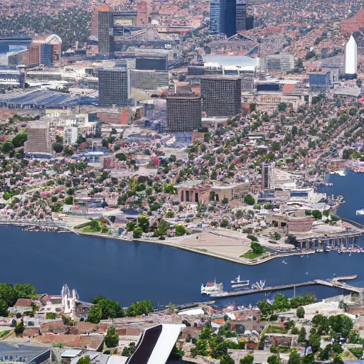 Prompt: professional photograph of baltimore in june 2 0 5 0, 8 k, very detailed, very intricate,