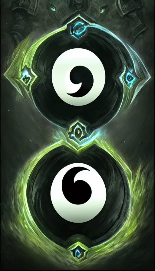 Prompt: Abstract representation of ying Yang concept, from WOW