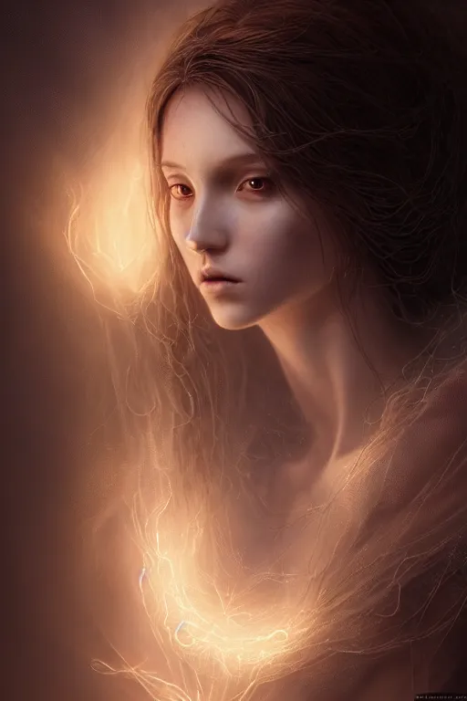 Prompt: the ghost of a beautiful girl, glow, intricate, ethereal, by wlop, by luis royo, by peter mohrbacher, hyper detailed, weta digital, ray trace, unreal engine, trending on artist, beautifully lit, cinematic, soft light, photorealistic, volumetric, realistic, glossy, 8 k post - production, masterpiece, luxury, smooth