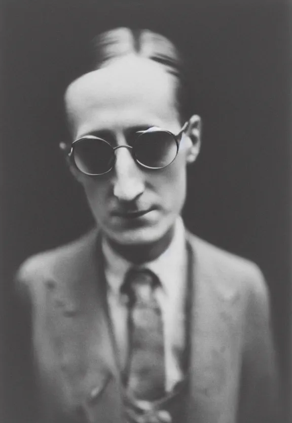 Image similar to a close - up casual photo of young marcel duchamp by irving penn, 1 9 2 0 s monochrome snapshot, graflex 4 x 5, f 1. 8, 3 5 mm, ilford delta 3 2 0 0 pro