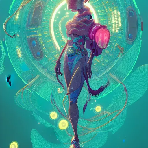 Image similar to a beautiful hyperdetailed character design 4 k wallpaper illustration of a cute dolphin, victo ngai cyberpunk style, from china, style of studio ghibli, makoto shinkai, raphael lacoste, louis comfort tiffany, artgerm, james jean, ross tran, chinese style